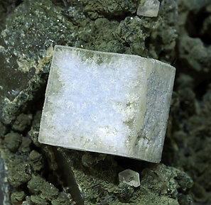 Fluorite with Quartz and Clinochlore. 
