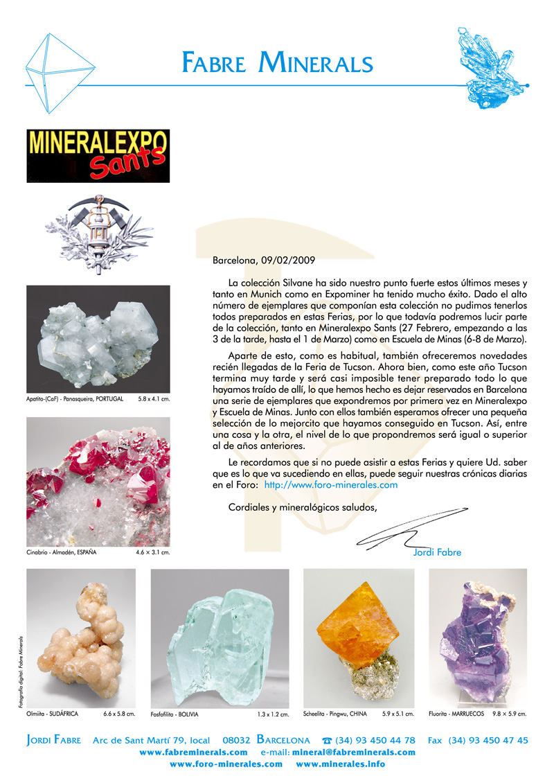 Mineralexpo Sants 2009