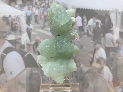 Prehnite with Quartz .