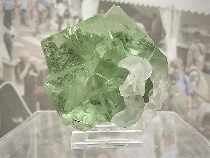 Fluorite with Calcite. 