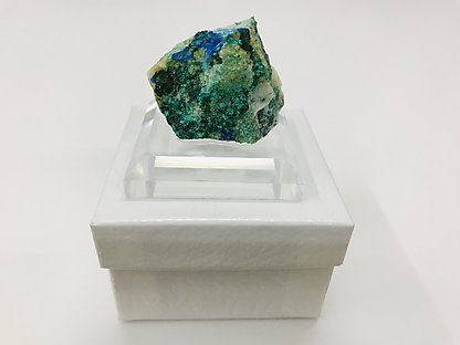 Cyanotrichite with Malachite.