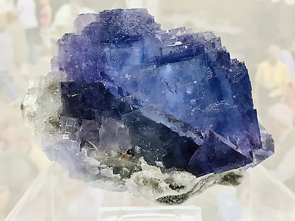 Fluorite with Quartz. 