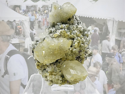 Calcite with Baryte, Dolomite and Fluorite . 