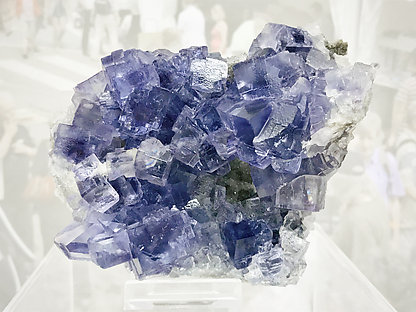 Fluorite with Quartz . 