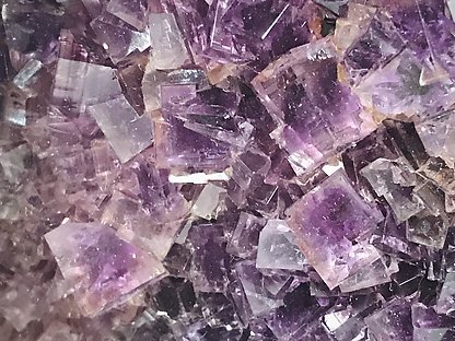 Fluorite with Bartye and Quartz. 