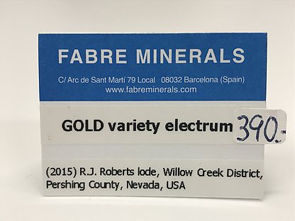 Gold (variety electrum) 