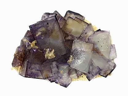 Fluorite with Quartz. 