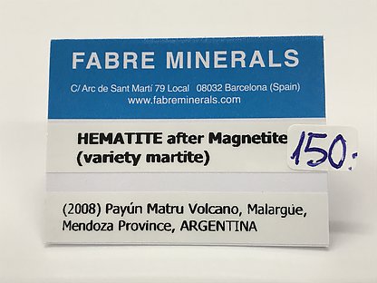 Hematite after Magnetite (variety martite)