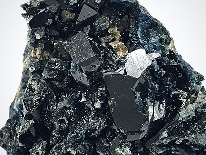 Lazulite with Siderite and Quartz. 