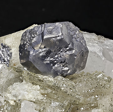 Galena with Baryte, Pyrite and Quartz. Photo: Joaquim Calln