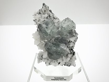 Fluorite with Calcite.