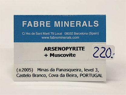 Arsenopyrite with Muscovite