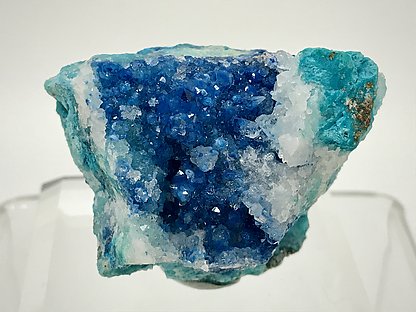 Shattuckite with Quartz and Chrysocolla. 