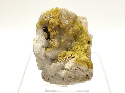 Pyromorphite with Quatz and Baryte. 