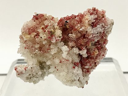 Cinnabar with Calcite and Gypsum. 
