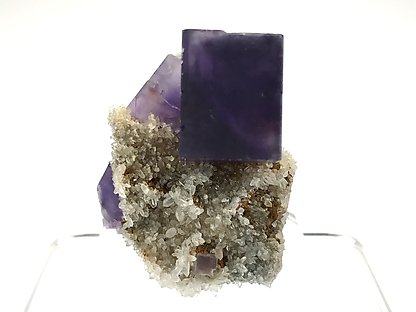 Fluorite with Quartz.