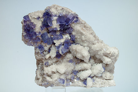 Fluorite with Quartz.