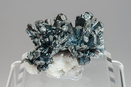 Stibnite with Calcite.