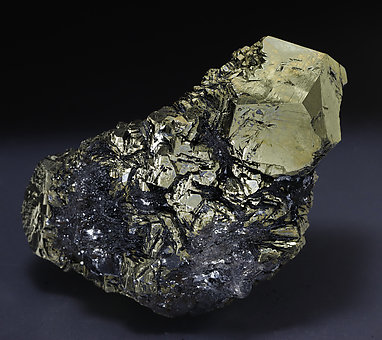 Pyrite with Hematite.