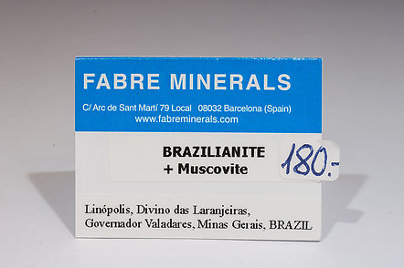 Brazilianite with Muscovite