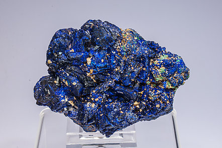 Azurite with Malachite after Cuprite.