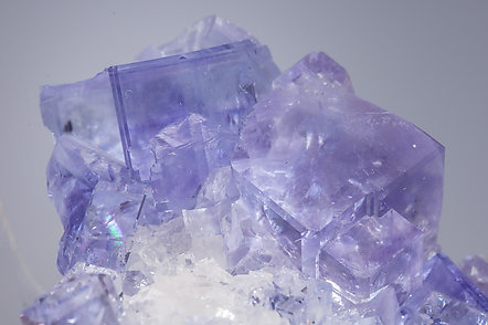 Fluorite with Quartz. 