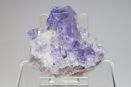 Fluorite with Quartz. 