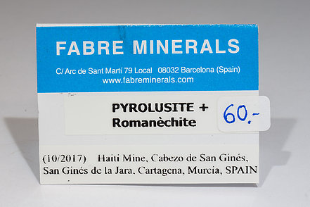 Pyrolusite with Romanchite