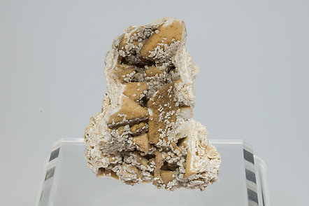 Smithsonite after Calcite with Hemimorphite. Side