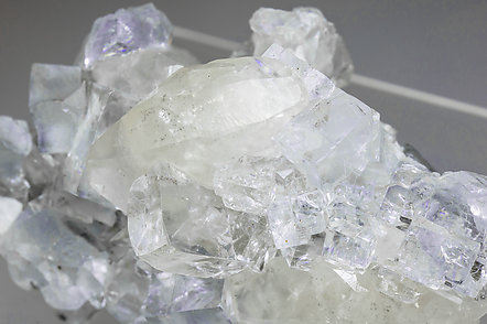 Fluorite with Baryte and Calcite. 