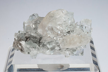 Fluorite with Baryte and Calcite. 