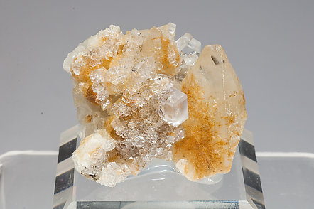 Fluorite with Calcite.