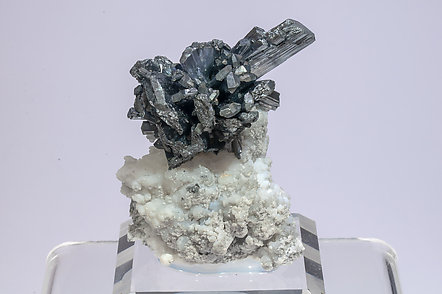 Stibnite with Calcite.