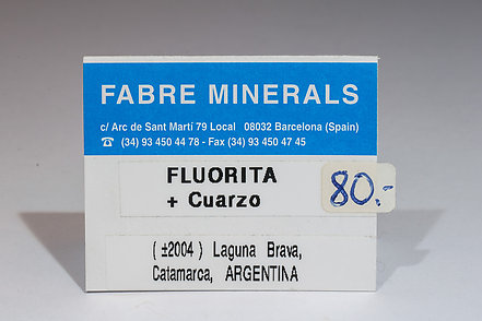 Fluorita con Cuarzo