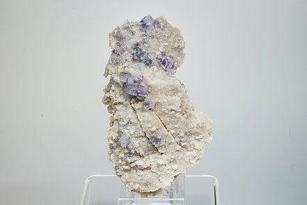 Fluorite with Quartz. 