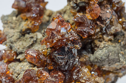 Sphalerite with Siderite and Pyrite. 