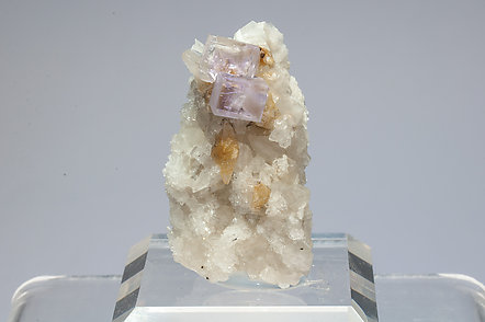 Fluorite with Quartz. 