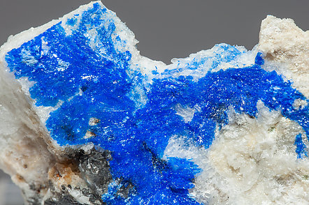 Linarite with Quartz. 