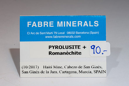 Pyrolusite with Romanchite