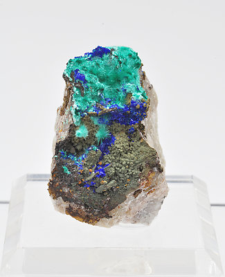 Brochantite with Linarite.