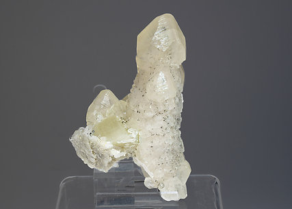 Calcite with inclusions, Dolomite and Pyrrhotite.