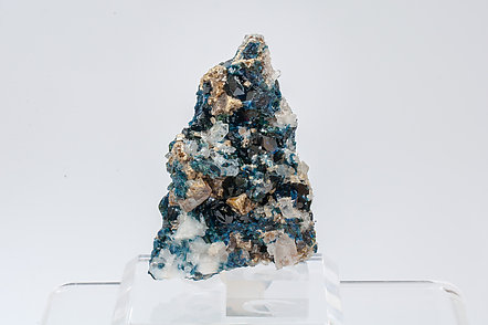 Lazulite with Quartz and Siderite. 