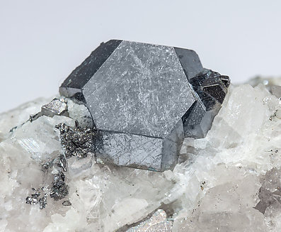 Carrollite with Calcite. 