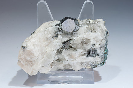 Carrollite with Calcite. 