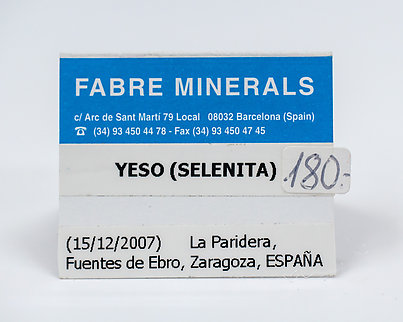 Yeso (variedad Selenita)