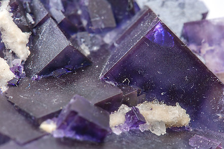 Fluorite with Baryte. 