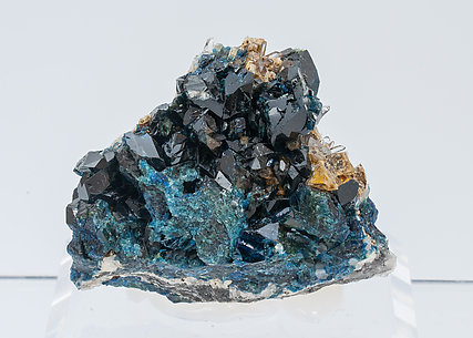 Lazulite with Augelite, Quartz and Siderite.