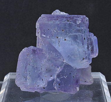 Fluorite with Quartz. 