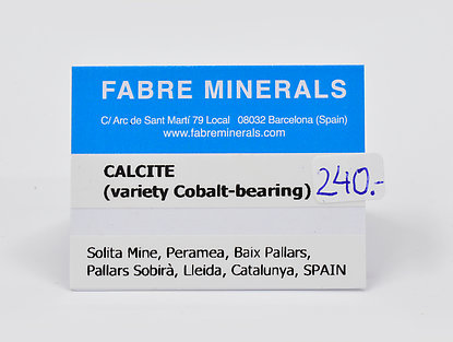 Calcita (variety Cobalt-bearing)