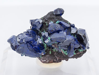 Azurite with Malachite. 